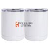 10 oz. White Stainless Steel Short Tumbler Thumbnail