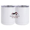 10 oz. White Stainless Steel Short Tumbler Thumbnail