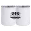 10 oz. White Stainless Steel Short Tumbler Thumbnail
