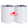 10 oz. White Stainless Steel Short Tumbler Thumbnail