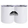 10 oz. White Stainless Steel Short Tumbler Thumbnail