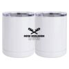 10 oz. White Stainless Steel Short Tumbler Thumbnail