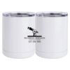10 oz. White Stainless Steel Short Tumbler Thumbnail
