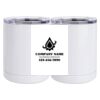 10 oz. White Stainless Steel Short Tumbler Thumbnail