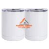 10 oz. White Stainless Steel Short Tumbler Thumbnail