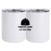 10 oz. White Stainless Steel Short Tumbler Thumbnail
