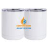 10 oz. White Stainless Steel Short Tumbler Thumbnail