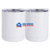 10 oz. White Stainless Steel Short Tumbler Thumbnail