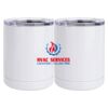 10 oz. White Stainless Steel Short Tumbler Thumbnail