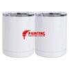 10 oz. White Stainless Steel Short Tumbler Thumbnail