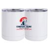 10 oz. White Stainless Steel Short Tumbler Thumbnail