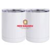 10 oz. White Stainless Steel Short Tumbler Thumbnail