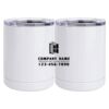10 oz. White Stainless Steel Short Tumbler Thumbnail