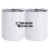 10 oz. White Stainless Steel Short Tumbler Thumbnail