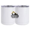 10 oz. White Stainless Steel Short Tumbler Thumbnail