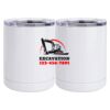 10 oz. White Stainless Steel Short Tumbler Thumbnail
