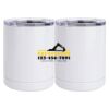 10 oz. White Stainless Steel Short Tumbler Thumbnail