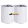 10 oz. White Stainless Steel Short Tumbler Thumbnail