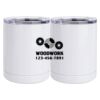 10 oz. White Stainless Steel Short Tumbler Thumbnail