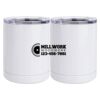 10 oz. White Stainless Steel Short Tumbler Thumbnail
