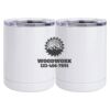 10 oz. White Stainless Steel Short Tumbler Thumbnail
