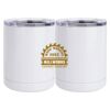 10 oz. White Stainless Steel Short Tumbler Thumbnail