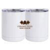 10 oz. White Stainless Steel Short Tumbler Thumbnail