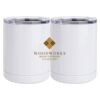 10 oz. White Stainless Steel Short Tumbler Thumbnail