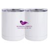 10 oz. White Stainless Steel Short Tumbler Thumbnail