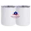 10 oz. White Stainless Steel Short Tumbler Thumbnail