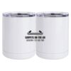 10 oz. White Stainless Steel Short Tumbler Thumbnail