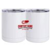 10 oz. White Stainless Steel Short Tumbler Thumbnail