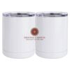 10 oz. White Stainless Steel Short Tumbler Thumbnail