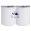 10 oz. White Stainless Steel Short Tumbler Thumbnail