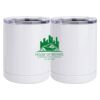 10 oz. White Stainless Steel Short Tumbler Thumbnail