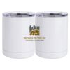 10 oz. White Stainless Steel Short Tumbler Thumbnail