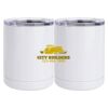 10 oz. White Stainless Steel Short Tumbler Thumbnail
