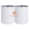 10 oz. White Stainless Steel Short Tumbler Thumbnail