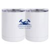 10 oz. White Stainless Steel Short Tumbler Thumbnail