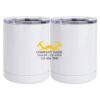 10 oz. White Stainless Steel Short Tumbler Thumbnail
