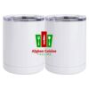 10 oz. White Stainless Steel Short Tumbler Thumbnail