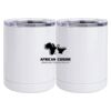10 oz. White Stainless Steel Short Tumbler Thumbnail