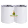 10 oz. White Stainless Steel Short Tumbler Thumbnail