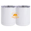 10 oz. White Stainless Steel Short Tumbler Thumbnail