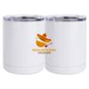 10 oz. White Stainless Steel Short Tumbler Thumbnail
