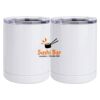 10 oz. White Stainless Steel Short Tumbler Thumbnail