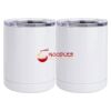 10 oz. White Stainless Steel Short Tumbler Thumbnail