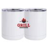 10 oz. White Stainless Steel Short Tumbler Thumbnail