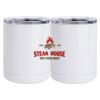 10 oz. White Stainless Steel Short Tumbler Thumbnail