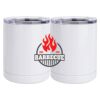10 oz. White Stainless Steel Short Tumbler Thumbnail